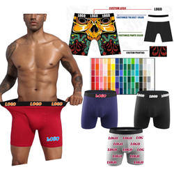 OEM ODM Man Boxer Panty Custom Logo Cotton Mens Boxer Briefs Men Underwear
