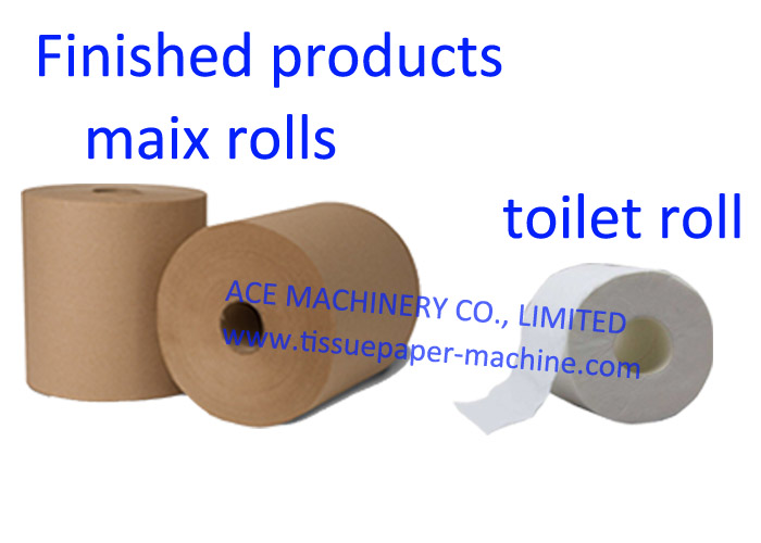 Automatic maxi roll making machine