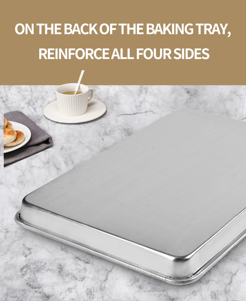 Aluminum Baking Tray with Stocked Oven Inventory Multiple Sizes
