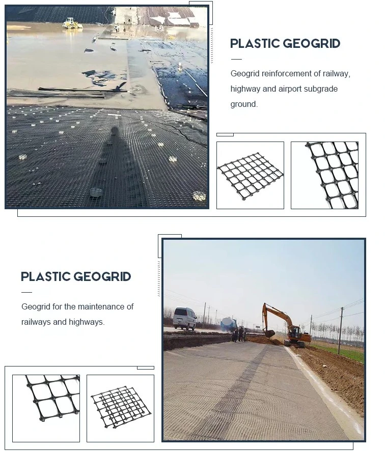 High Quality Biaxial Uniaxial Geogrid Prices HDPE PP