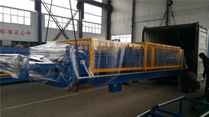 Simens PLC control Roofing Glazed Tile Roll Forming Machine 45# Steel Roller