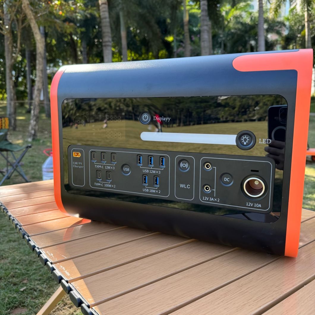 Solar Charging, Fast Charging, Wireless Charging, High Efficiency Portable Power Station, AC/DC High Power Output Power Supply, Outdoor Emergency Backup Camping