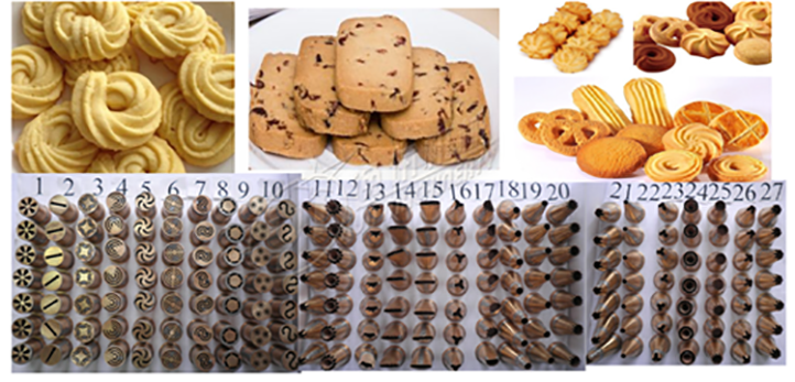 Semi Manual Cookie Machine Electric 80 -150kg/h 180 - 250kg/h Multi Functional