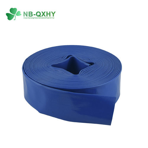 3/4 Inch to 16 Inch PVC Irrigation Layflat Hose with Hose Nipple/Hose Clamp