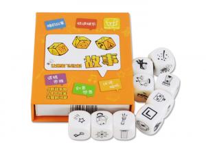 China Young Childrens Board Games Telling Story Imagination With Dices Gloss Lamination on sale 