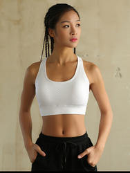 Sexy Seamless Padded Bra Gym Workout Fitness Activewear Sports Bra Womens Yoga