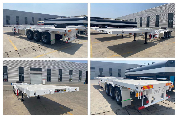 Factory Price New Heavy Duty Low Flatbed Container Semi Trailer for Sale