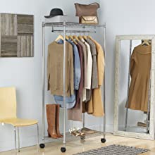 garment rack, closet rack, garment rod, clothes hanger, cloths rack, coat rack, wardrobe, portable