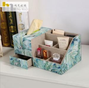 Contemporary Desk Organizer Box Easy Storage For Watches Jewelry