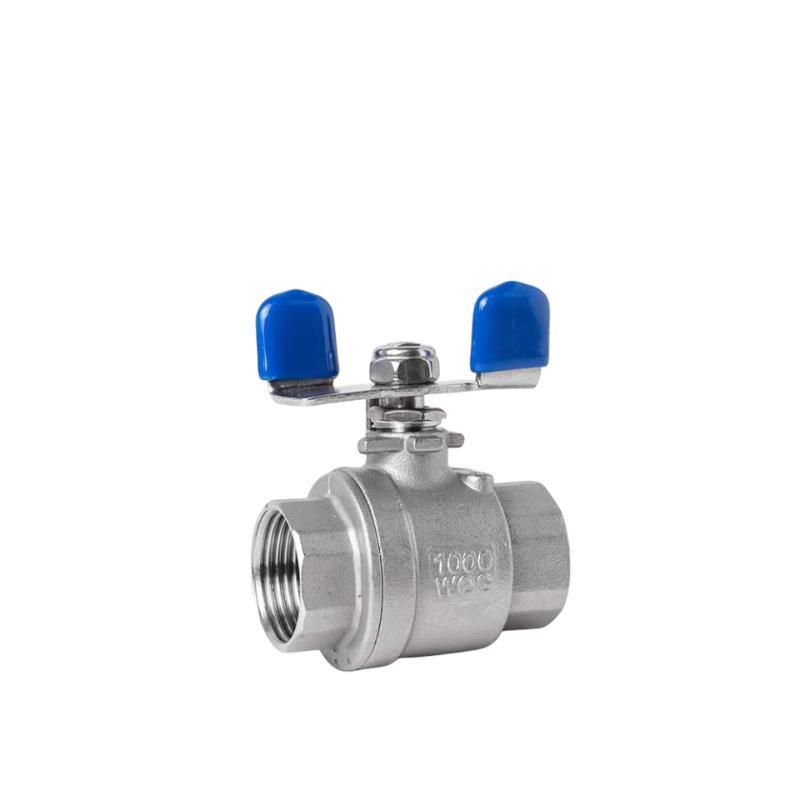 NPT/BSPT/BSPP Thread End Industrial 2PC Stainless Steel Manual Floating Ball Valve