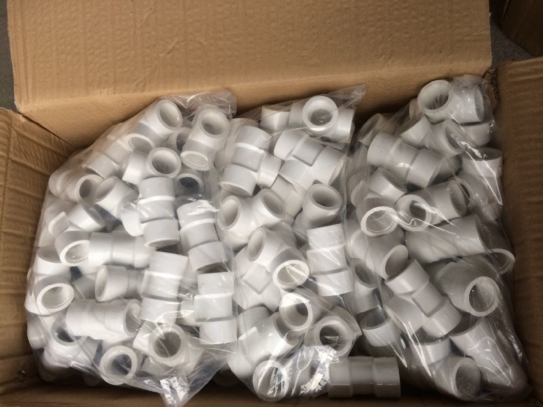 Superior Quality White Color PVC Fitting Sch40 Fitting for Water Supply