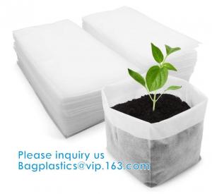 China Non-Woven Bags Plant Grow Bags Fabric Seedling Pots Plants Pouch for High Seedling Survival Planting Growing Tree Plants on sale 