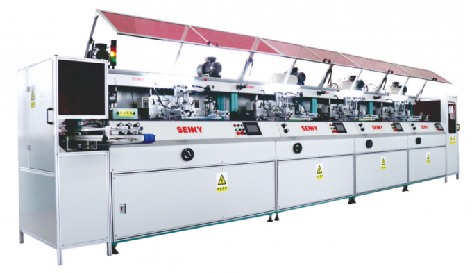 6000pcs/Hr 12 Color Bottle Silk Screen Printing Machine CE Certification 1