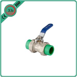 China High Pressure PPR Ball Valve Brass Drain Cock 20 Mm - 63 Mm Welding Connection on sale 