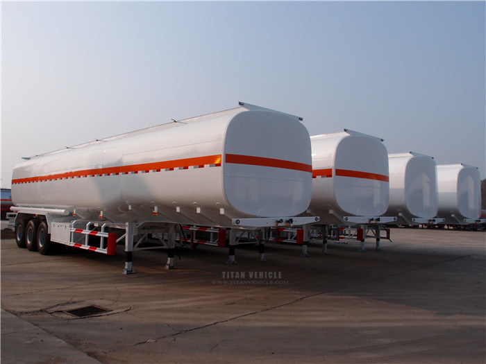 Prepare the liquid semi tanker trailer for delivery.