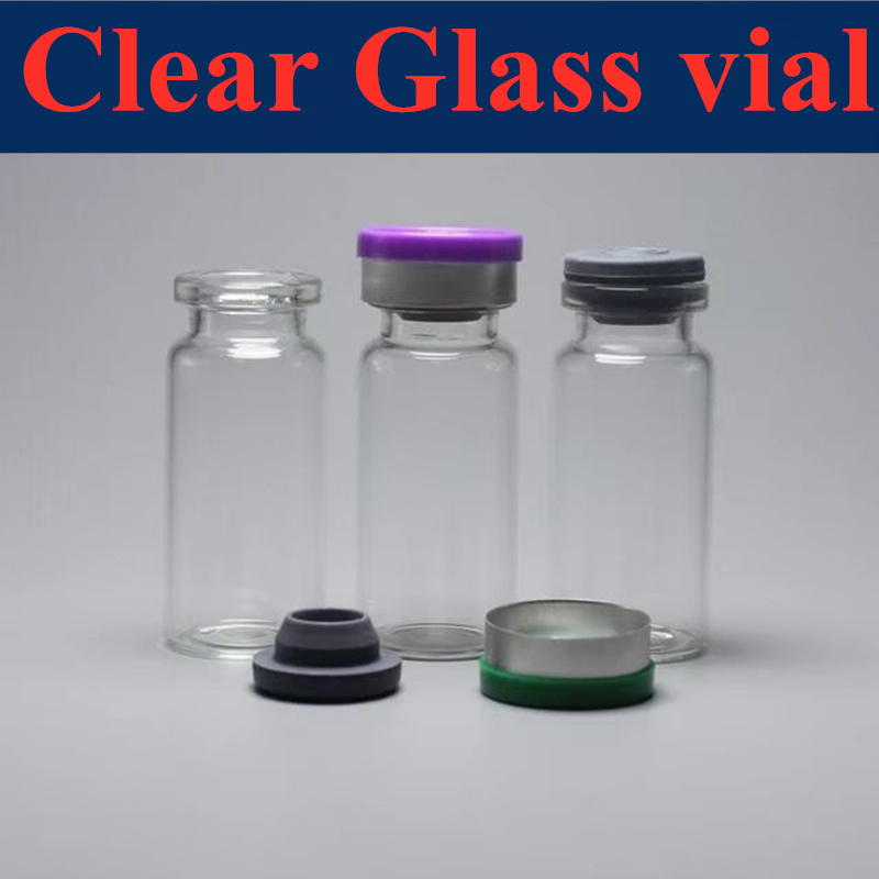 10ml 20ml Clear Brown Tubular Mini Small Glass Bottle Medicinal Glass Vials for Lyophilized Use