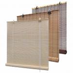 Outdoor Bamboo Roller Blinds Customized Size Manual Working SGS Certification
