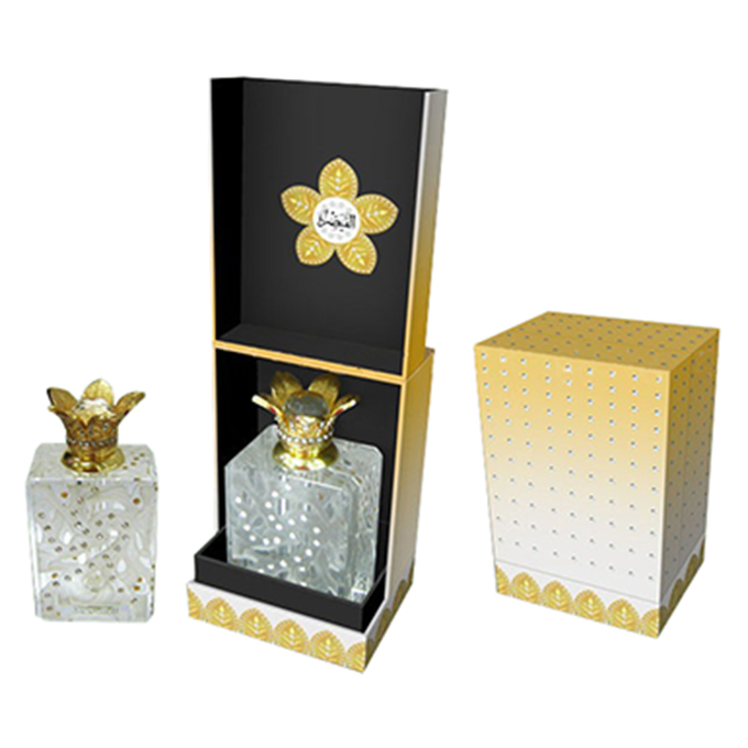 Luxury Double Open Perfume Gift Packaging MDF Board Gift box 1