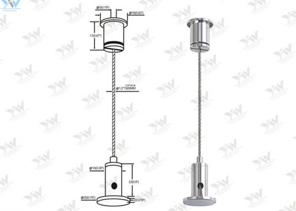 Adjustable Cable Hangers Suspended Lighting Systems For