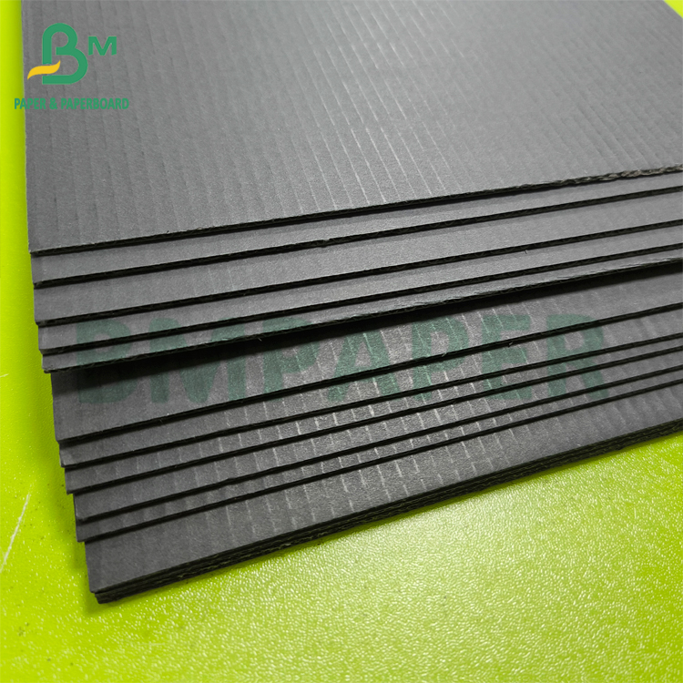 3 Layers Black White E Flute Paper Corrugated Cardboard Sheet for Boxes