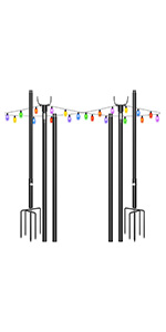light string poles