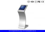 19" Vandal Proof Touch Screen Kiosk Stand For Shopping Mall Information Checking