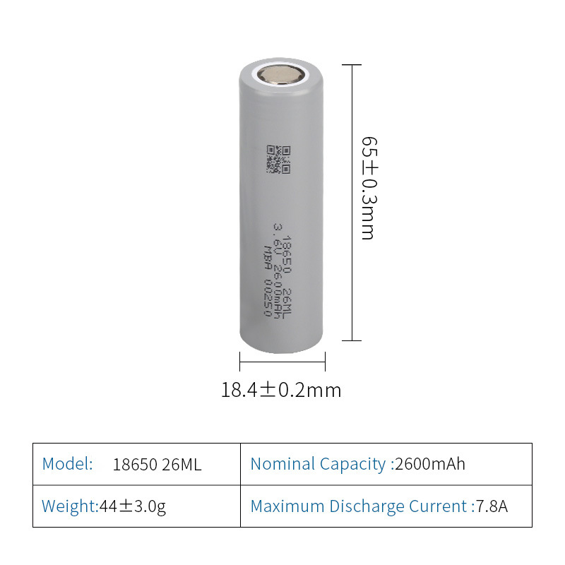 High Quality Long Cycle Life Cylindrical Low-Temperature Lithium Battery, Suitable for Electric Vehicles, Digital Cameras, etc. -40&deg; 18650/30ml