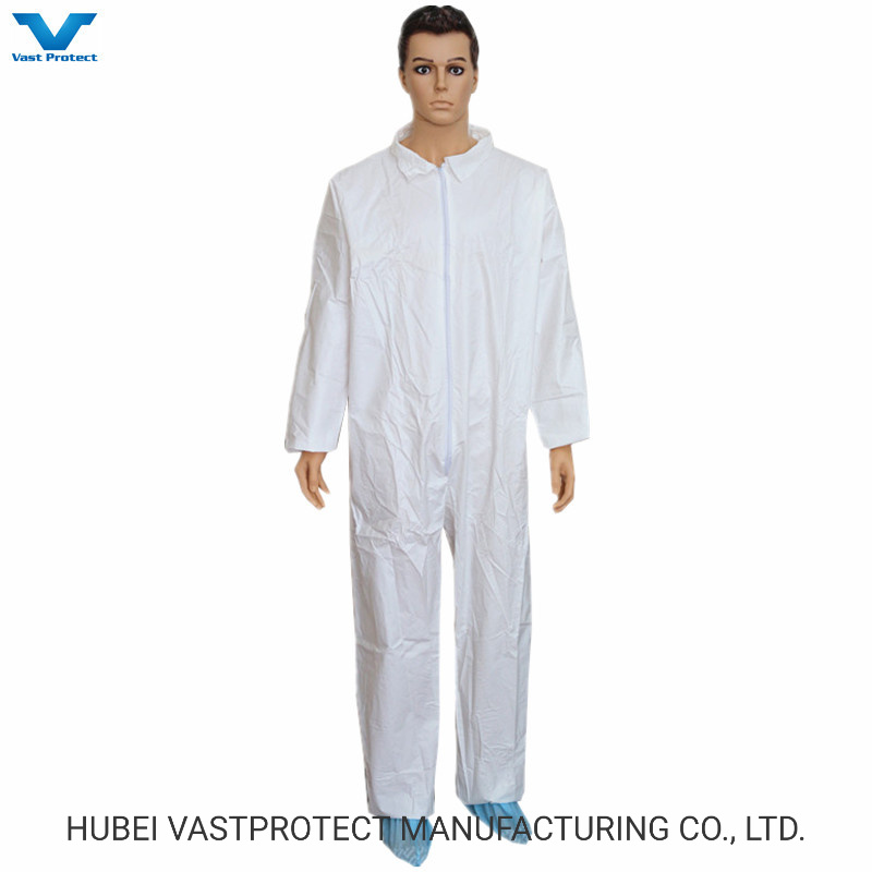 Liquids Resistant Chemical Protective Disposable Coveralls for Spray Painting