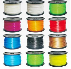 China 2015 Mingda full colors 1.75mm abs filament with cheap price in shenzhen on sale 