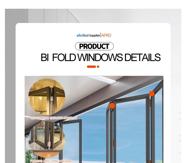 folding window hinge,Folding vertical window,aluminum balcony folding window