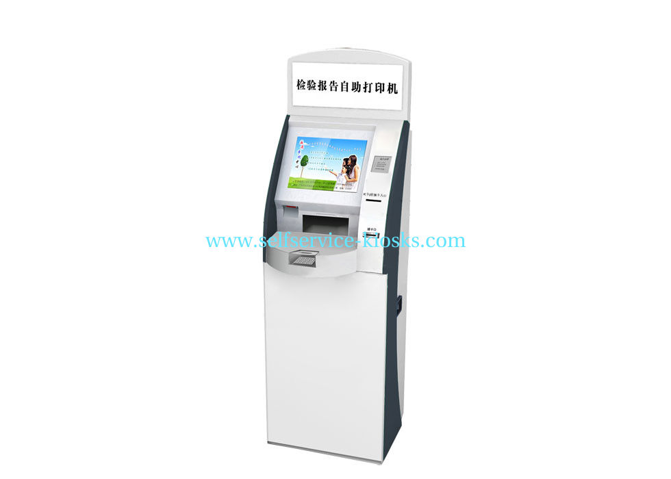 China Self Service  Bill Payment Kiosk with card dispenser/ fingerprint reader/ Information Access supplier