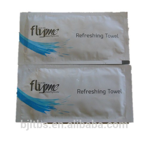 OEM manufacture single package Airlines wet wipes
