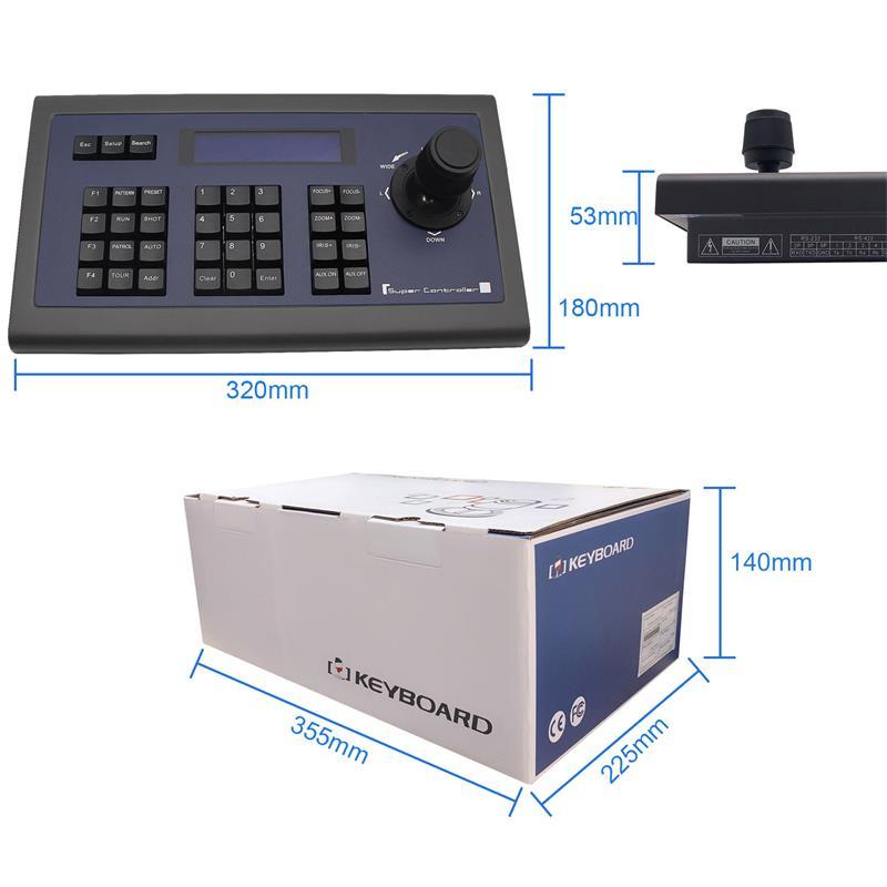 PTZ Joystick Keyboard Controller for Conference Video Camera