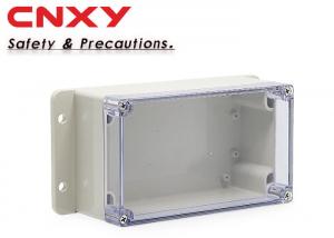 China IP65 Waterproof Junction Box , Small Plastic Enclosure Transparent Cover on sale 