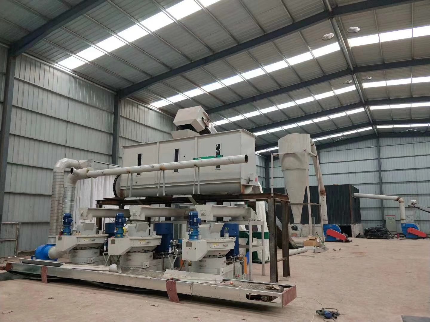 Biomass Wood Pellet Machine for Straw Customized Color 7 Working Days Delivery