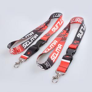 China custom polyester design your own lanyards with id card holder on sale 