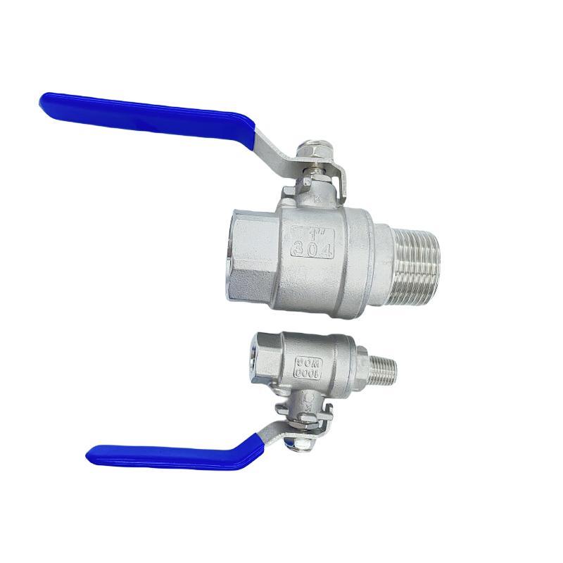 Q11F 304 316 Stainless Steel 2PC Female and Male Thread Ball Valve