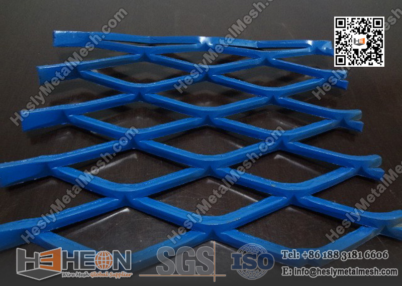 Aluminum Expaned Metal Sheet with Blue Color