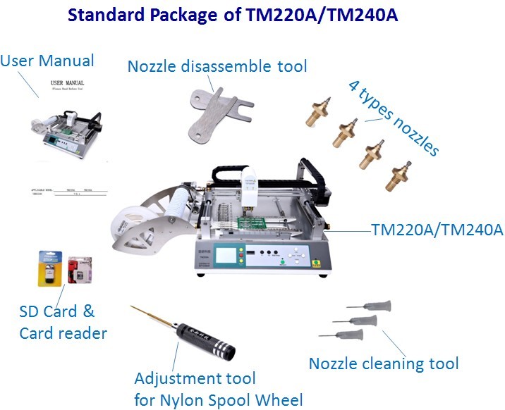 *neoden smt pick and place machine TM240A pcb prototype robot small scale production SMT line original factory