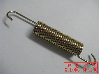 xulong spring supply color zinc coated extension spring used in electric generator