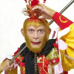 The Mythical Character Monkey King Wax Sculpture Silicone Statue For Moive Show