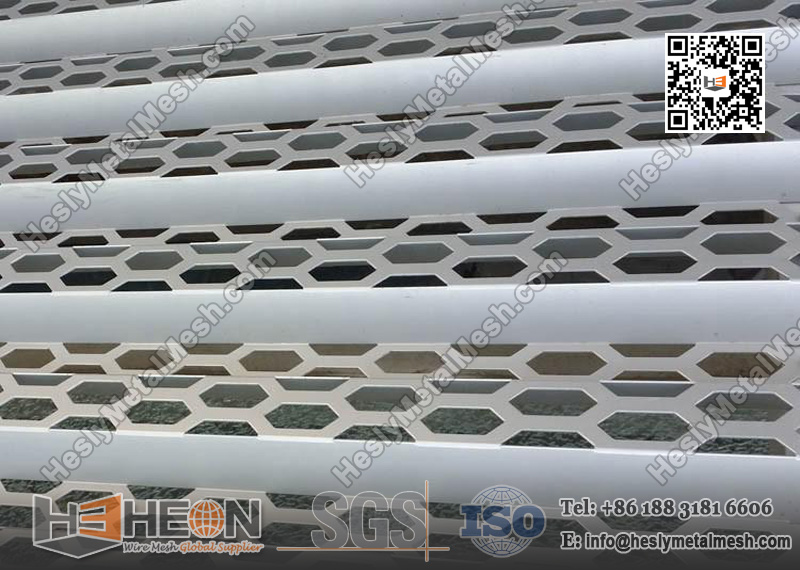 Perforated Metal Mesh Facade for Building Wall