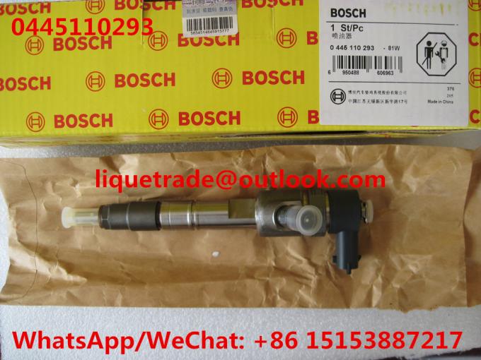 BOSCH Common Rail Injector 0445110293 / 0 445 110 293 / 1112100-E06 for Great Wall Hover