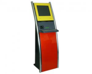 China F2A Self service registration kiosk with metal keyboard on sale 