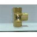 2 Way DN20 3 Point Brass Electric Water Ball Valve For Hitachi Central Air for sale