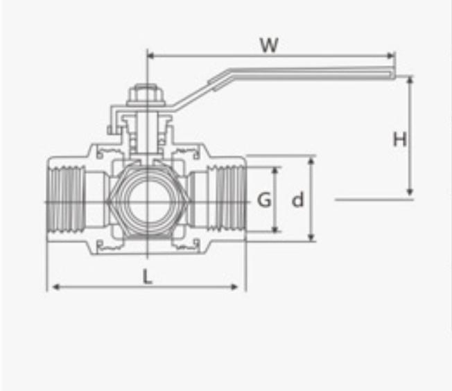 China Manufacturer Stainless Steel Three Way Ball Valve with Female Thread