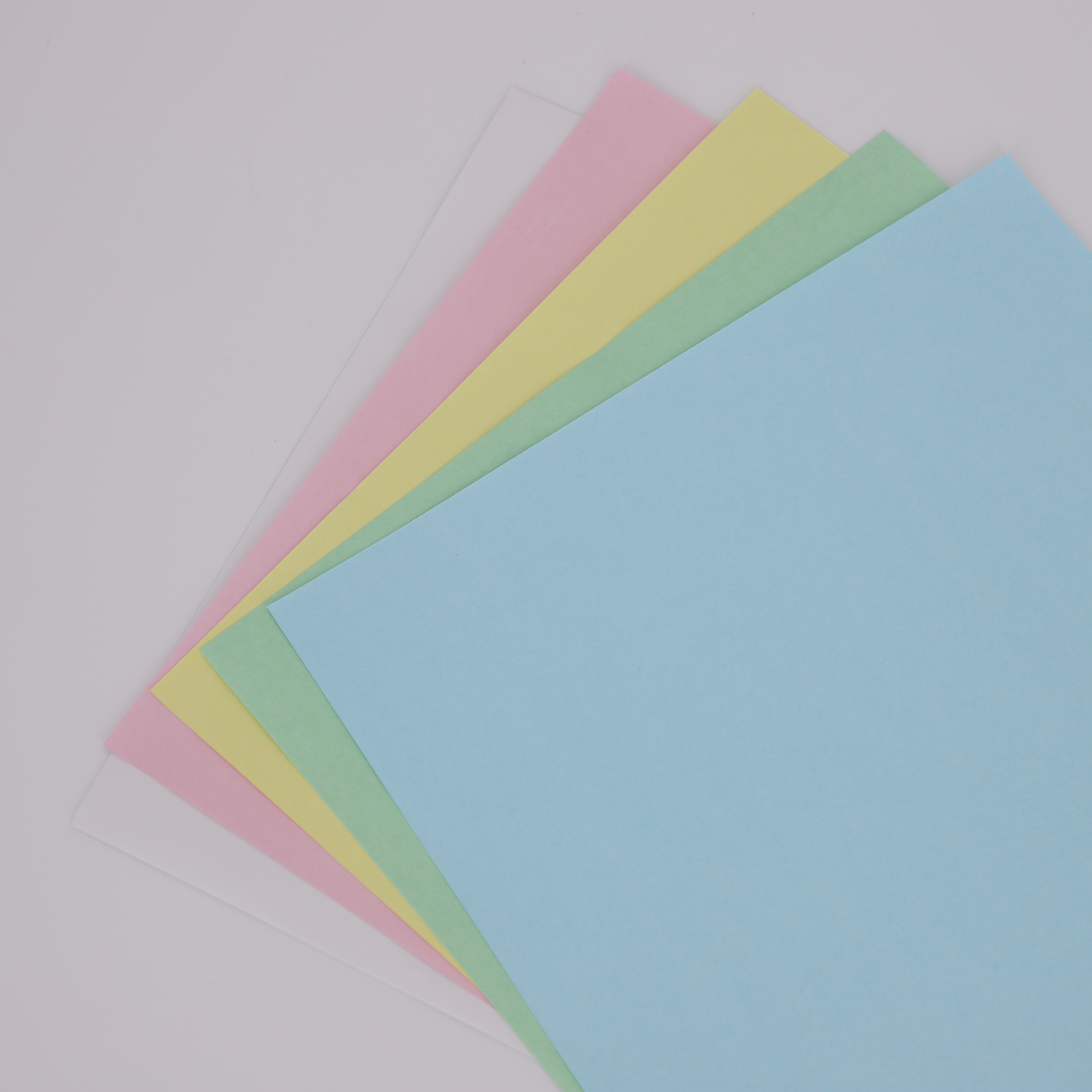 100% Virgin Wood Pulp Blue Image Invoice Paper A Grade CB/CFB/CF5 Plys Self Copy Paper