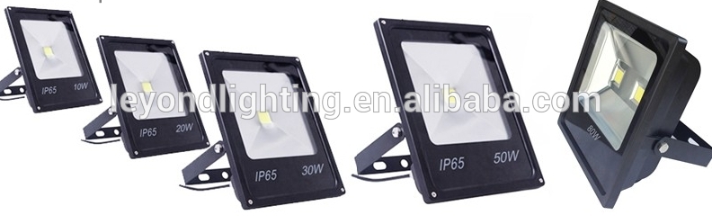 High brightness LED Flood light 80W with IP65 waterproof rating for 3 years warranty.