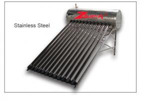 China Stainless steel water solar heater/vacuum tube water solar heater Calentador de agua solar on sale 