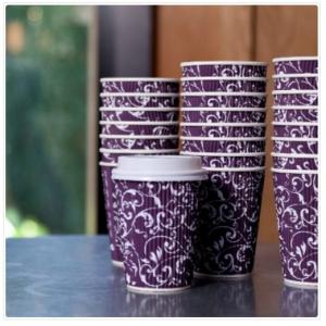 insulated disposable coffee cups